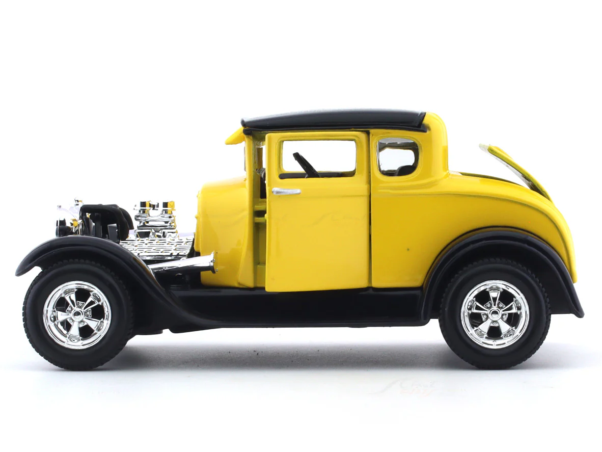 1929 Ford Model A Yellow 1:24 Maisto diecast alloy scale model car - Image 8