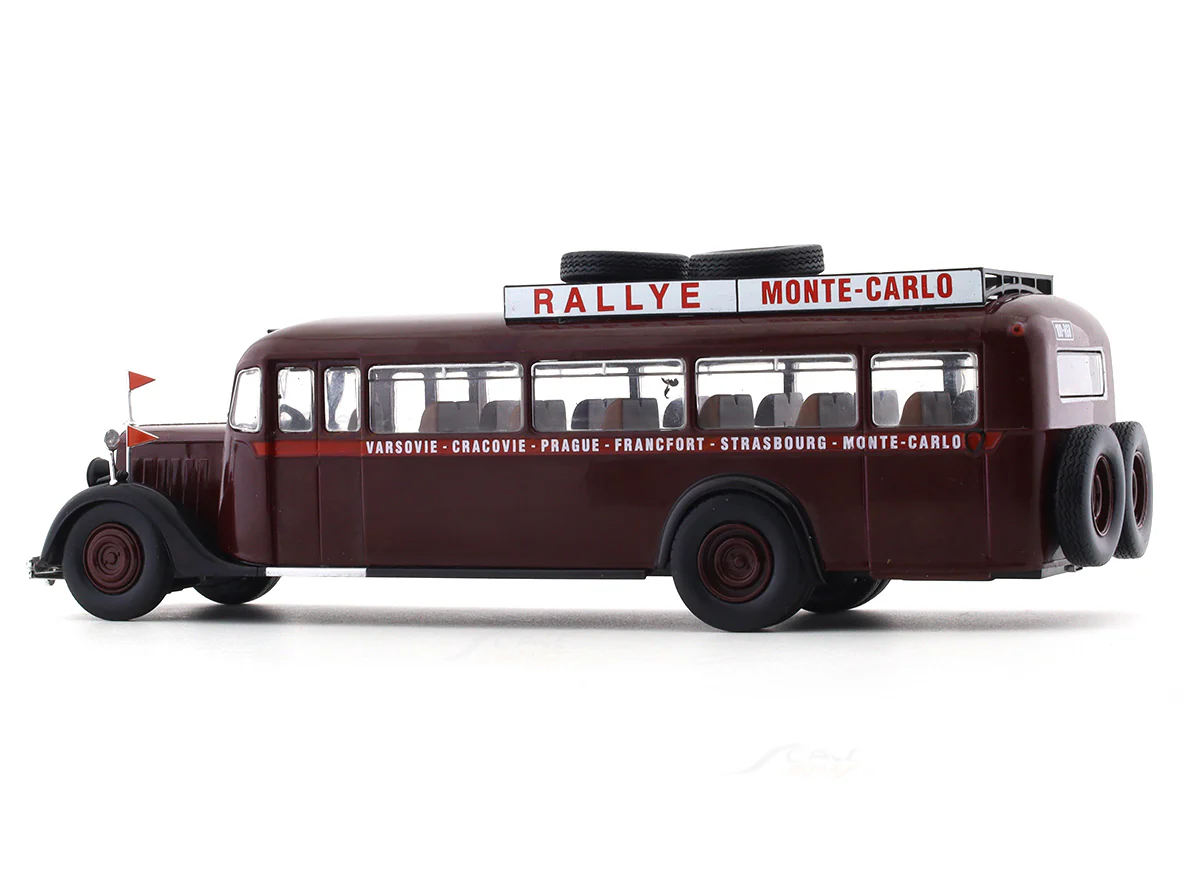 1934 Citroen T45 Rallye Monte Carlo Bus 1:43 diecast scale model bus collectible - Image 3