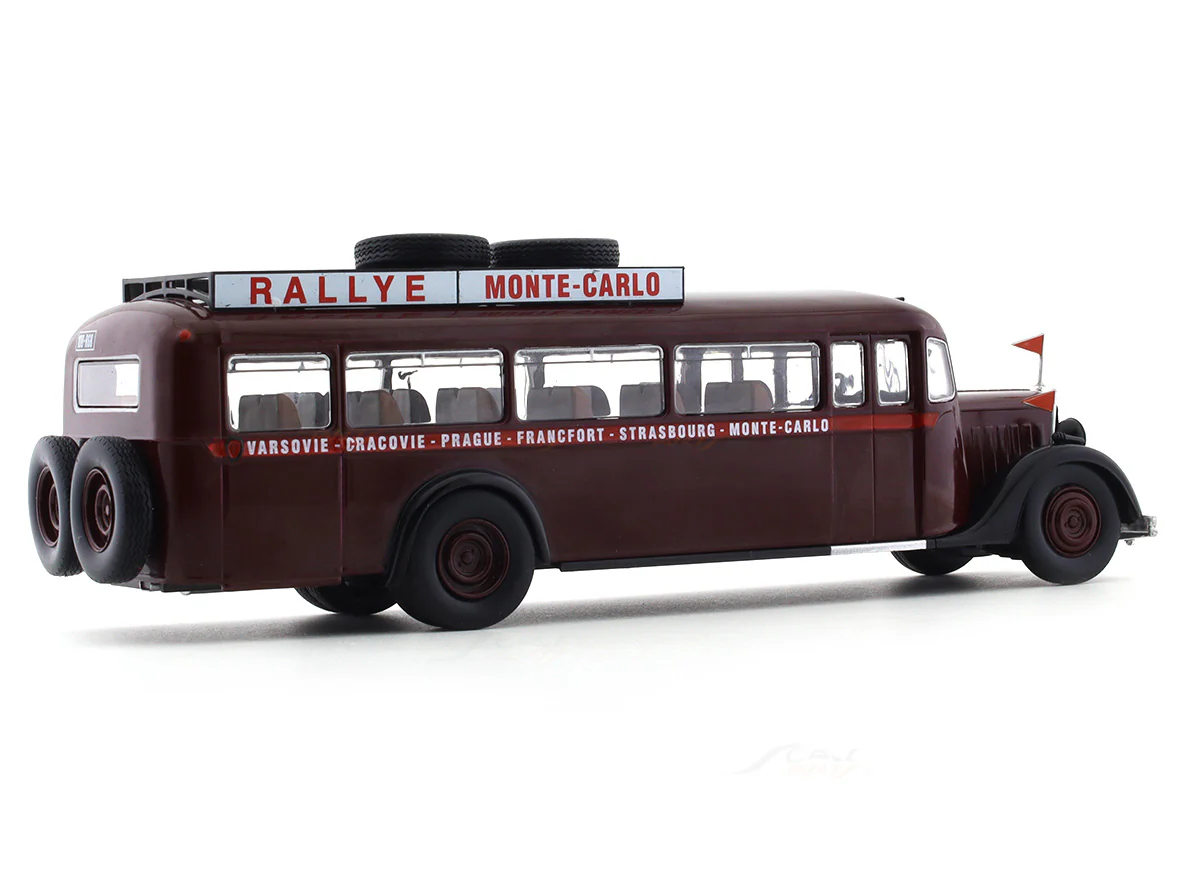 1934 Citroen T45 Rallye Monte Carlo Bus 1:43 diecast scale model bus collectible - Image 4