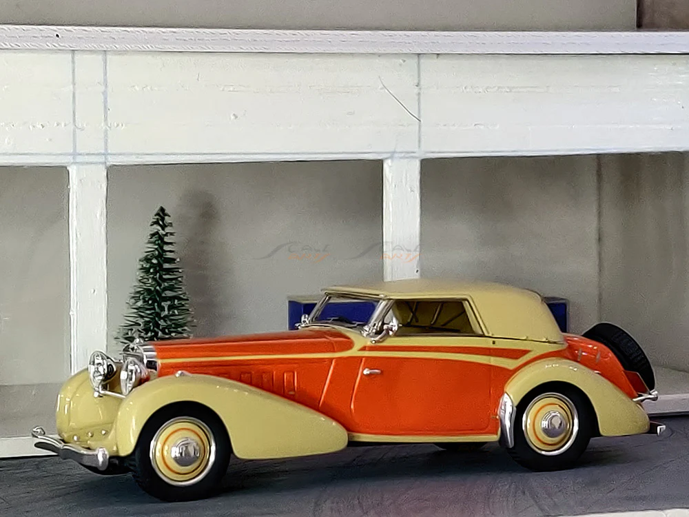 1934 Hispano Suiza J12 Convertible by Vanvooren 1:43 Esval models scale model car - Image 11