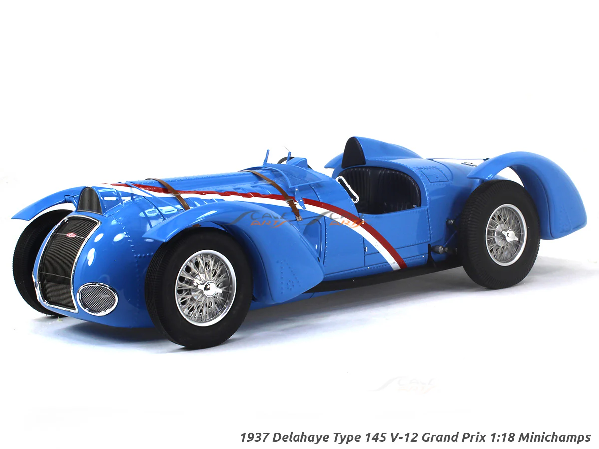 1937 Delahaye Type 145 V-12 Grand Prix 1:18 Minichamps scale model car