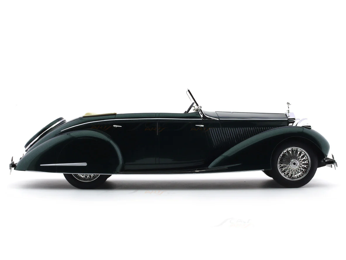 1937 Rolls-Royce 25-30 Gurney Nutting Green 1:18 Cult Models resin Scale Model car - Image 5