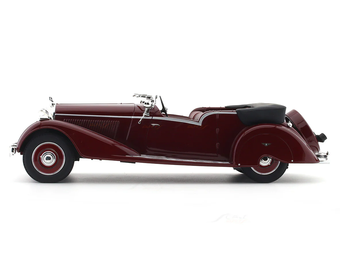 1938 Bentley 4.25 L Vanden Plas Tourer Maroon 1:18 Cult Models resin Scale Model car - Image 2
