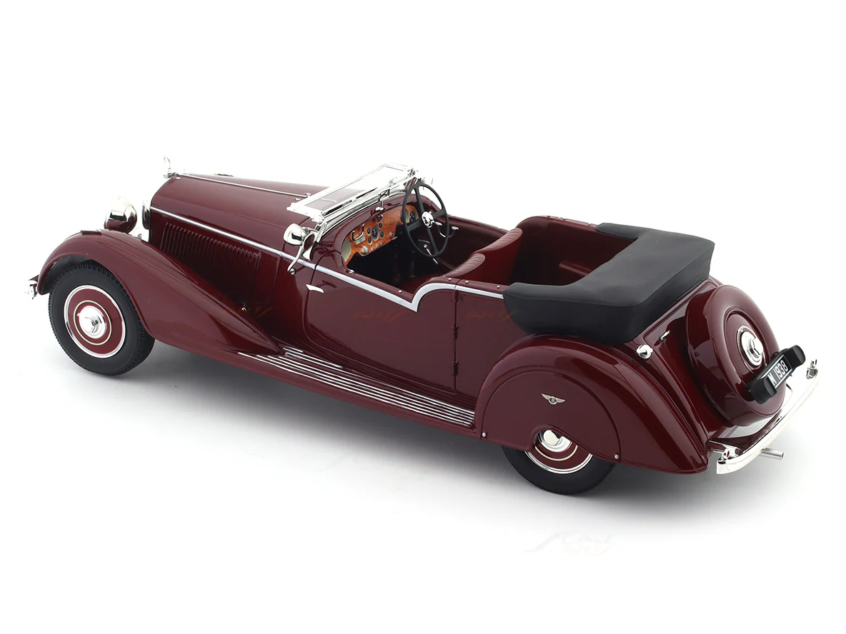 1938 Bentley 4.25 L Vanden Plas Tourer Maroon 1:18 Cult Models resin Scale Model car - Image 8