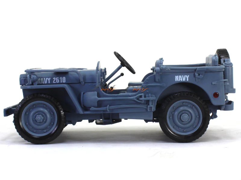 1941 Jeep Willys Navy 1:18 Auto World diecast scale model car - Image 2