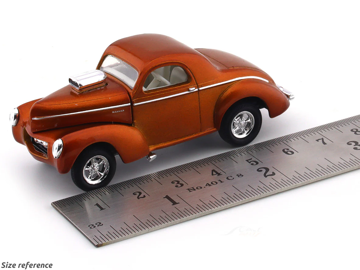1941 Willys Coupe “GASSER” 1:64 M2 Machines diecast scale model collectible - Image 9