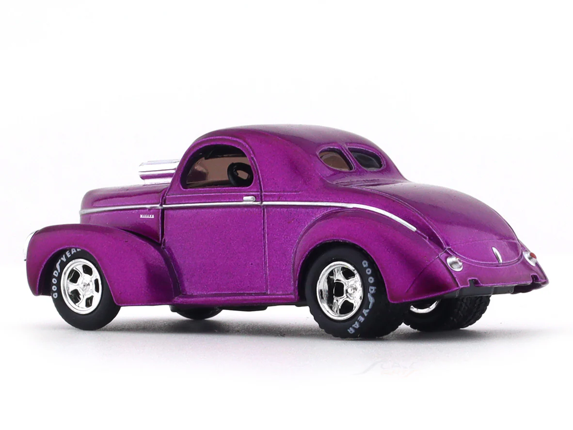 1941 Willys Coupe pink 1:64 M2 Machines diecast scale model collectible - Image 3