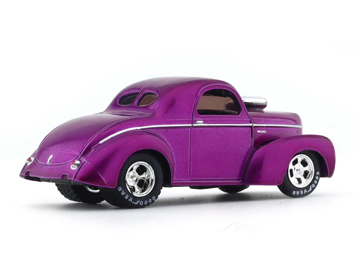 1941 Willys Coupe pink 1:64 M2 Machines diecast scale model collectible - Image 4