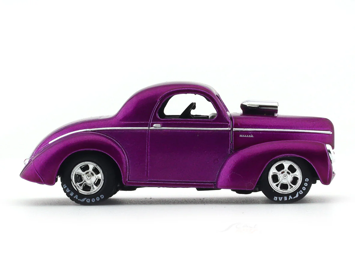 1941 Willys Coupe pink 1:64 M2 Machines diecast scale model collectible - Image 5