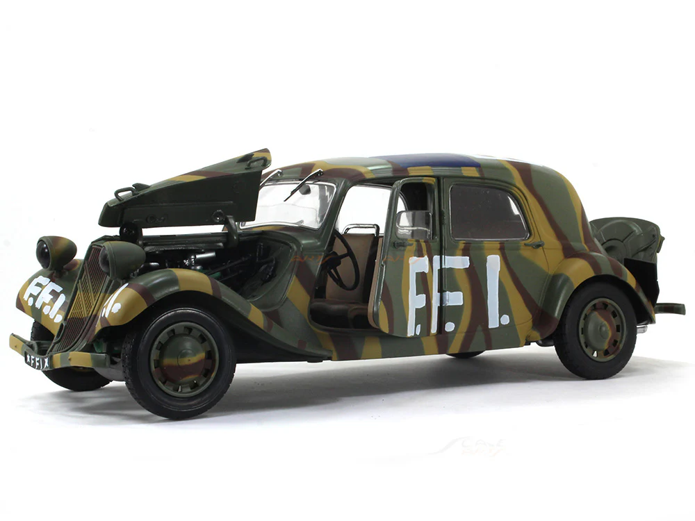 1944 Citroen Traction 11B FF1 1:18 Solido diecast Scale Model car - Image 7
