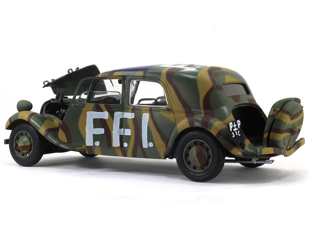 1944 Citroen Traction 11B FF1 1:18 Solido diecast Scale Model car - Image 9