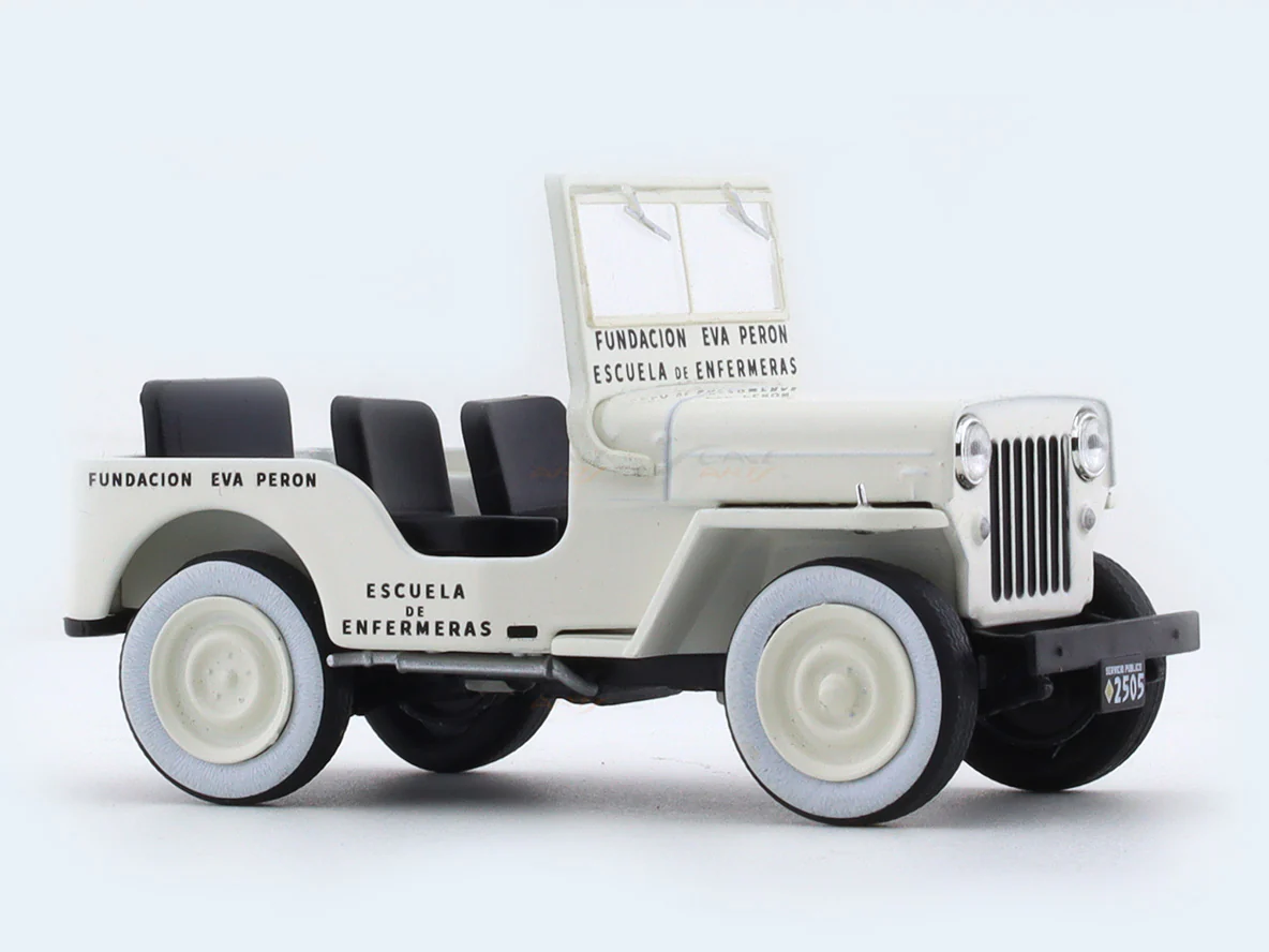 1948 Jeep CJ2A 1:43 diecast scale model truck collectible - Image 6