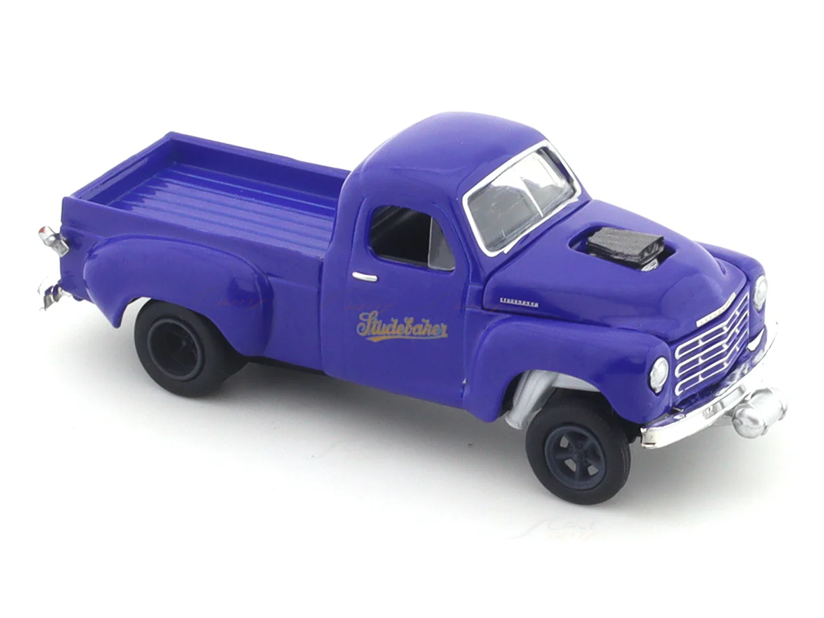 1950 Studebaker 2R Truck blue 1:64 M2 Machines licensed diecast scale model car 32500-92 - Image 8