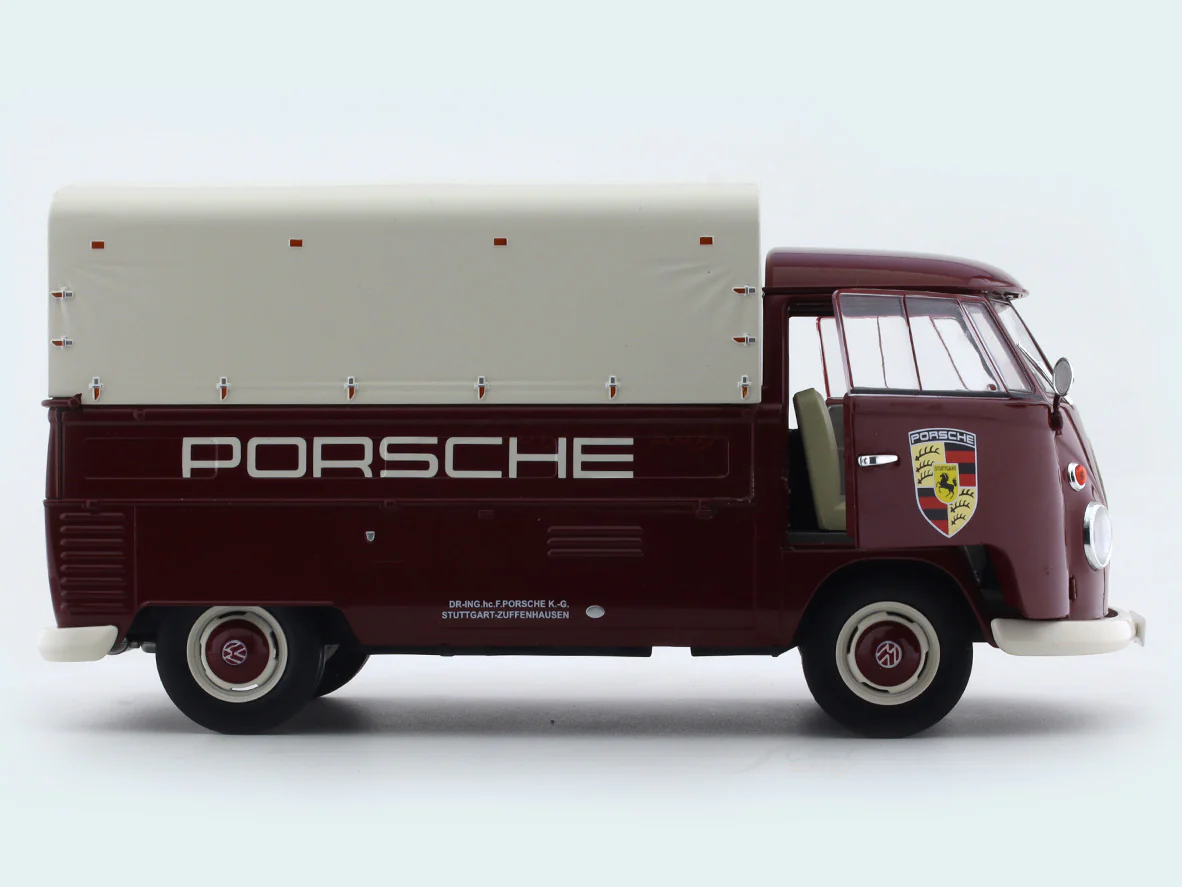 1950 Volkswagen T1 Pick-Up Porsche Service 1:18 Solido diecast Scale Model collectible - Image 11