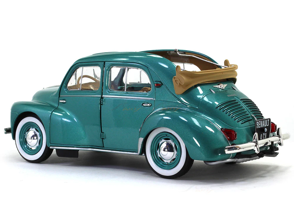 1951 Renault 4CV convertible 1:18 Solido scale model car collectible - Image 3