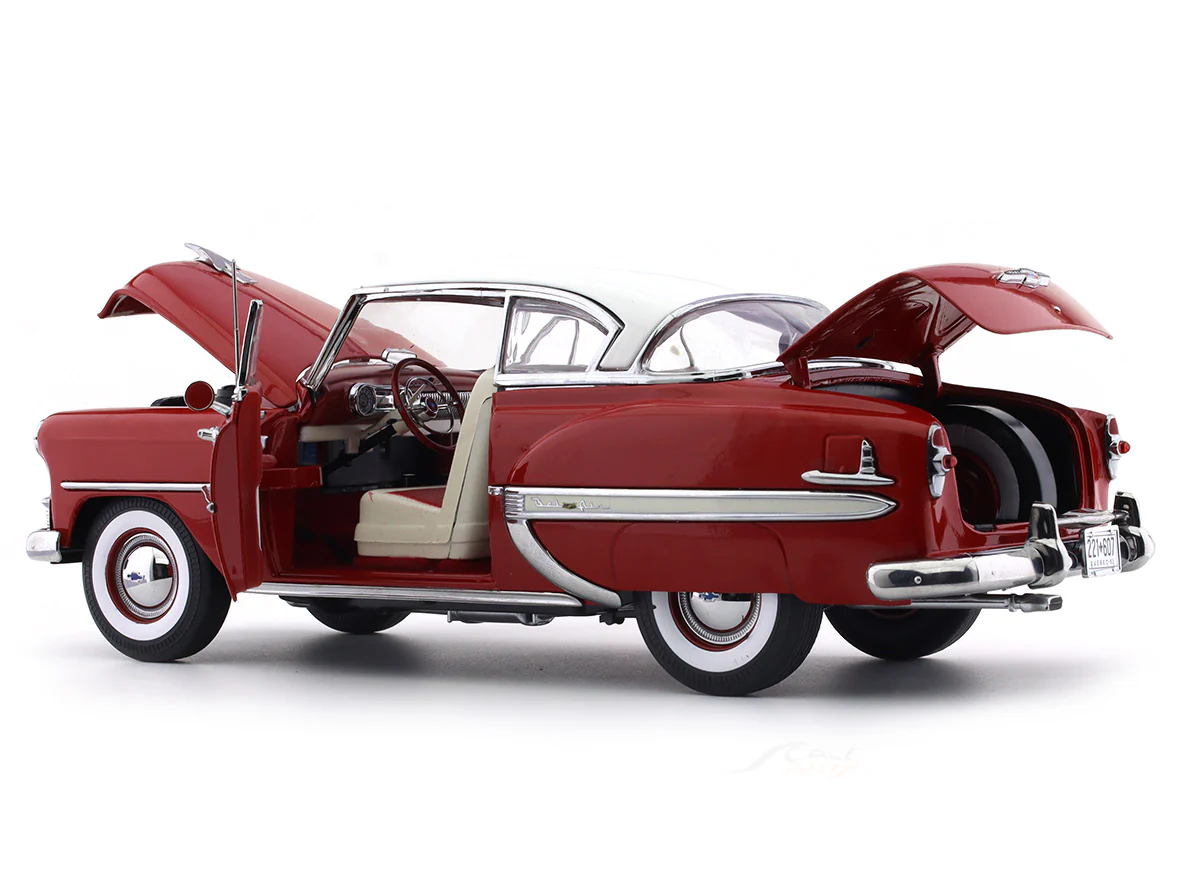 1953 Chevrolet Bel Air Coupe red 1:18 Sunstar diecast Scale Model collectible - Image 9