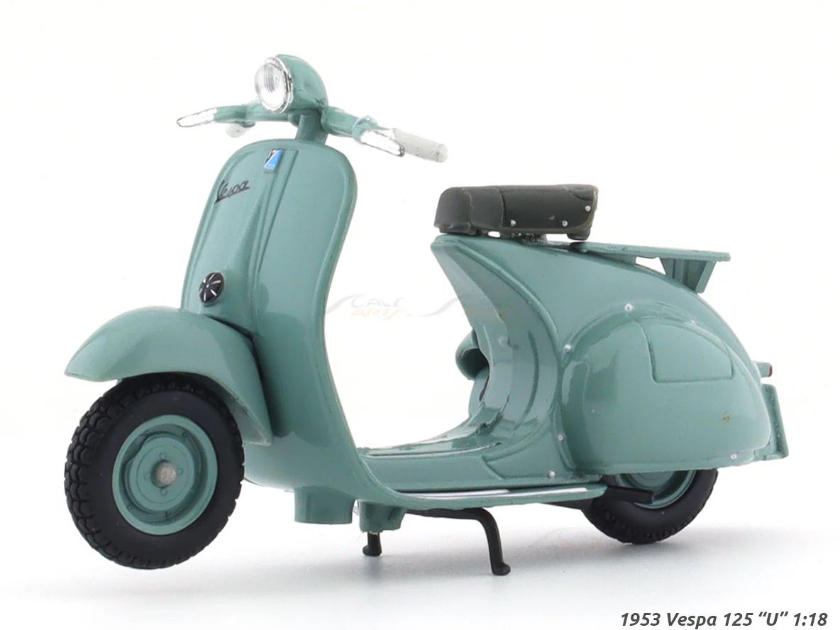 1953 Vespa 125 U 1:18 diecast scale model scooter bike collectible