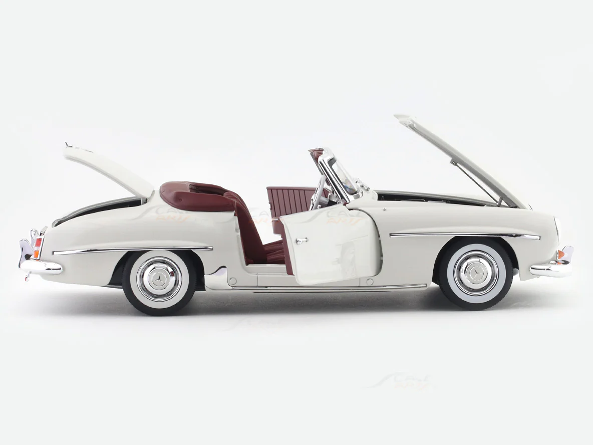 1954-63 Mercedes-Benz 190SL Roadster W121 1:18 Norev diecast Scale Model car collectible - Image 15