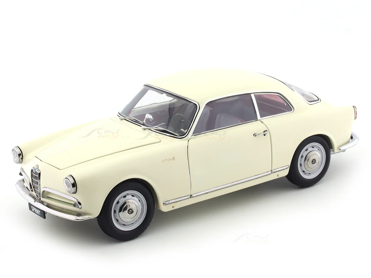 1954 Alfa-Romeo Giulietta Sprint Coupe Beige 1:18 Kyosho diecast scale model miniature - Image 16