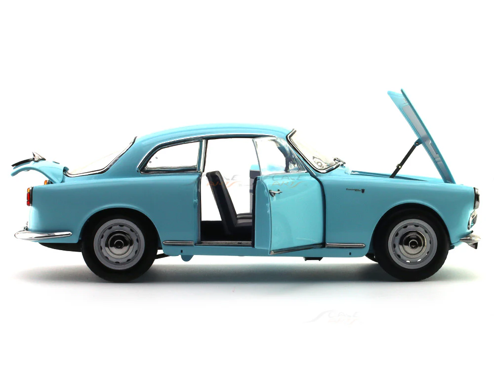 1954 Alfa-Romeo Giulietta Sprint Coupe Blue 1:18 Kyosho diecast scale model miniature - Image 11