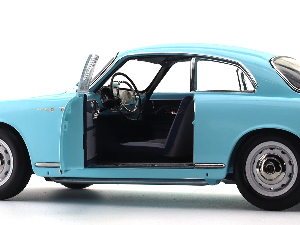 1954 Alfa-Romeo Giulietta Sprint Coupe Blue 1:18 Kyosho diecast scale model miniature - Image 17