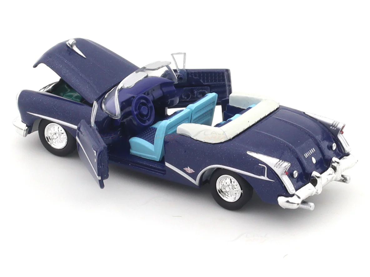 1954 Buick Skylark blue 1:64 M2 Machines licensed diecast scale model car 32500-91 - Image 12
