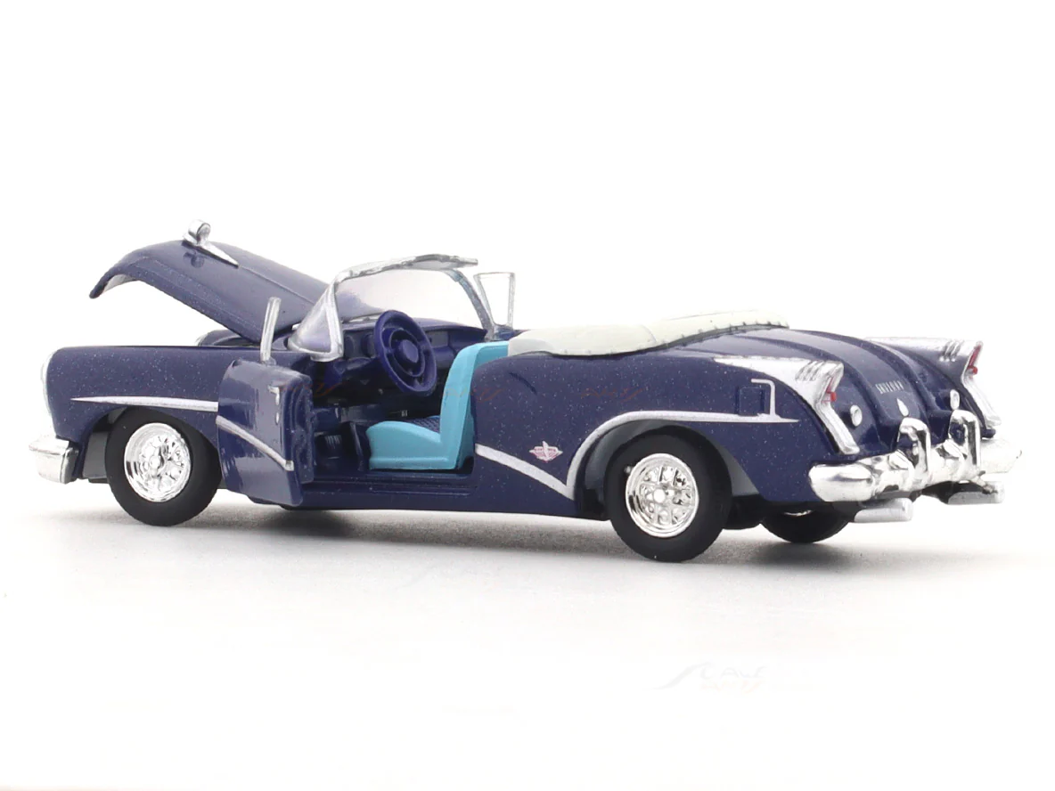 1954 Buick Skylark blue 1:64 M2 Machines licensed diecast scale model car 32500-91 - Image 9