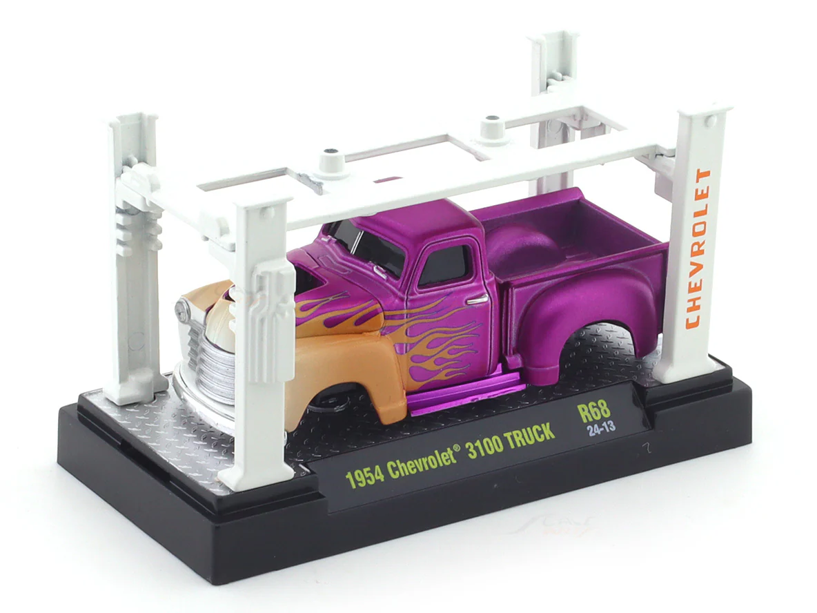 1954 Chevrolet 3100 Truck Model Kit 1:64 M2 Machines diecast scale car collectible 37000-68 - Image 5