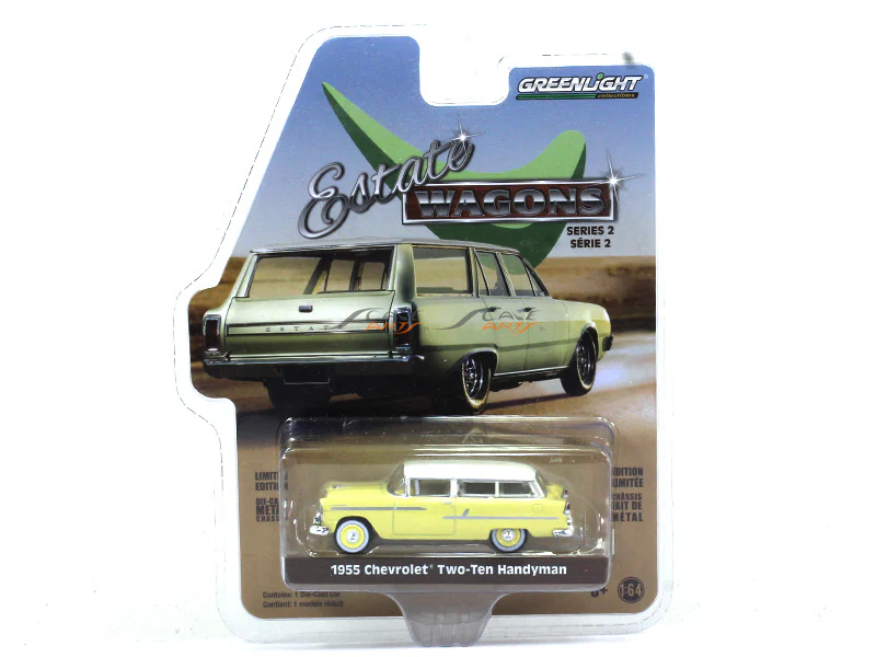 1955 Chevrolet Two Ten Handyman yellow 1:64 Greenlight diecast Scale Model car