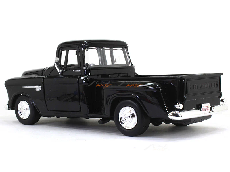 1955 Chevy 5100 Stepside Pickup 1:24 Motormax diecast scale model car - Image 3