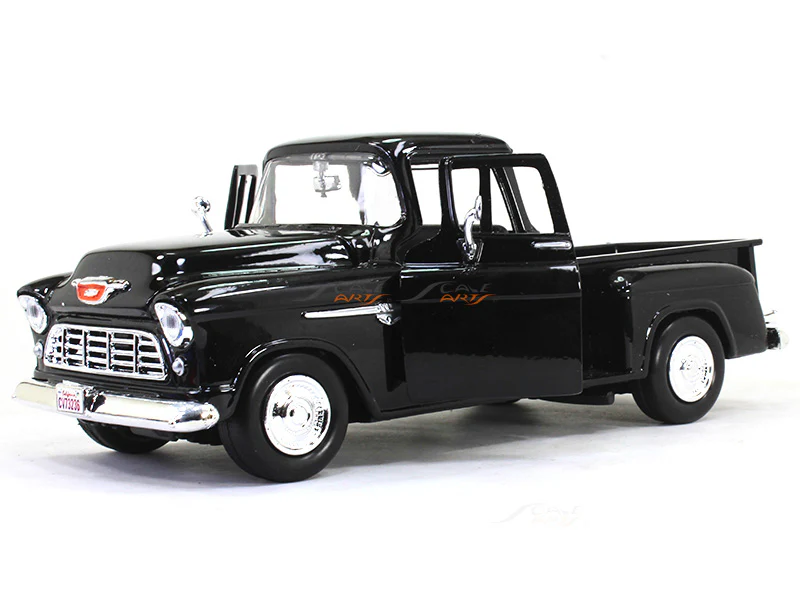 1955 Chevy 5100 Stepside Pickup 1:24 Motormax diecast scale model car - Image 4