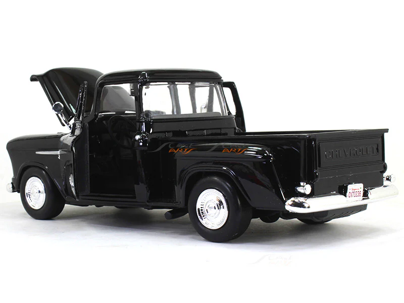 1955 Chevy 5100 Stepside Pickup 1:24 Motormax diecast scale model car - Image 5