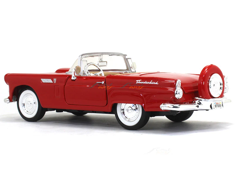 1956 Ford Thunderbird Convertible 1:24 Motormax diecast scale model car - Image 3