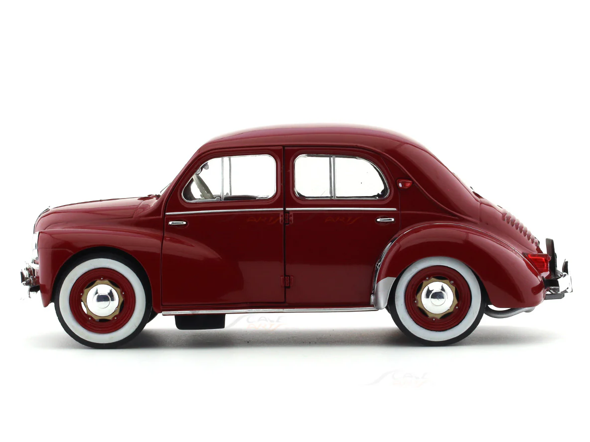 1956 Renault 4CV red 1:18 Solido diecast scale model car collectible - Image 8
