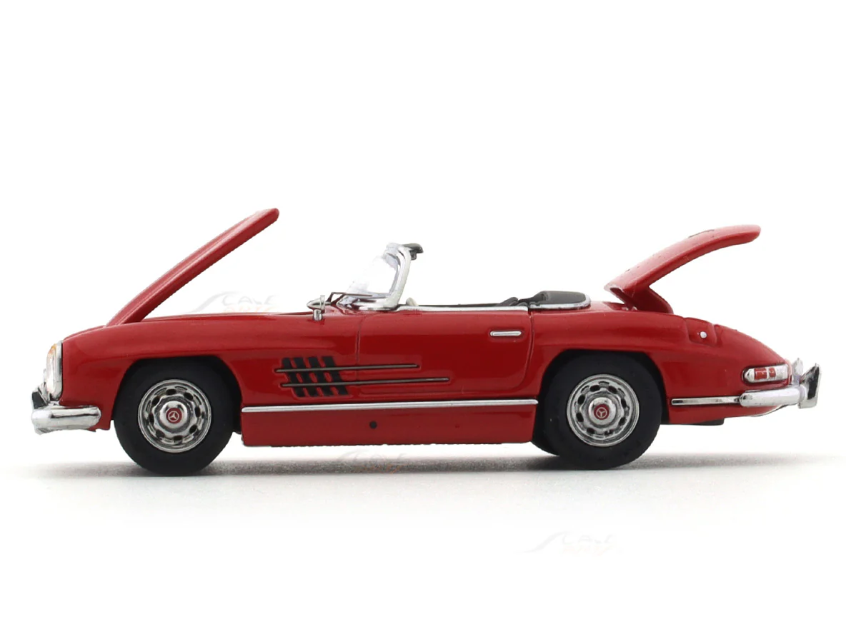 1957 Mercedes-Benz 300 SL W198 red hardtop 1:64 ZF Club diecast scale model car collectible - Image 11