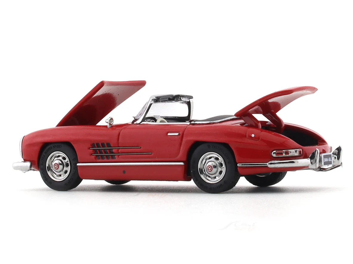 1957 Mercedes-Benz 300 SL W198 red hardtop 1:64 ZF Club diecast scale model car collectible - Image 12