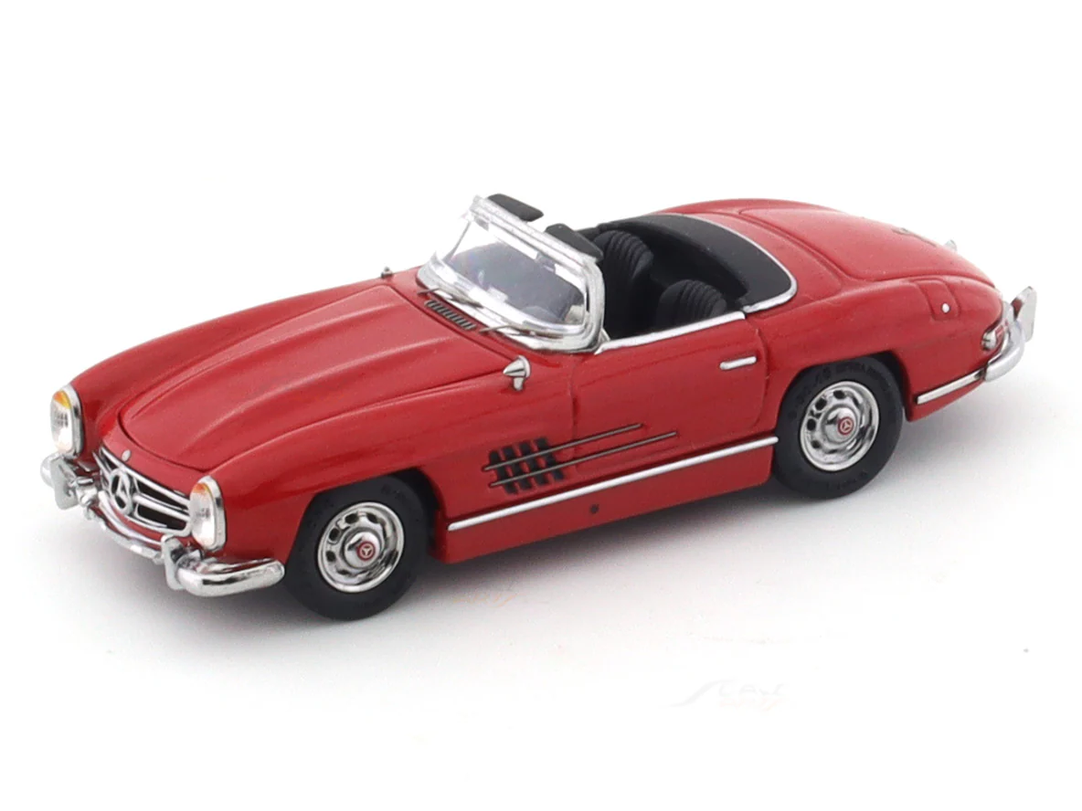 1957 Mercedes-Benz 300 SL W198 red hardtop 1:64 ZF Club diecast scale model car collectible - Image 13