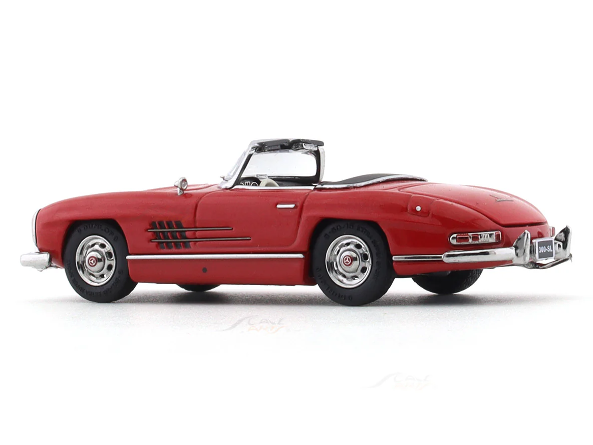 1957 Mercedes-Benz 300 SL W198 red hardtop 1:64 ZF Club diecast scale model car collectible - Image 3