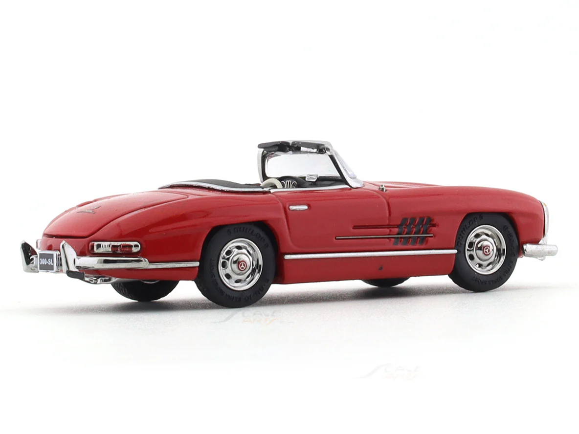 1957 Mercedes-Benz 300 SL W198 red hardtop 1:64 ZF Club diecast scale model car collectible - Image 4