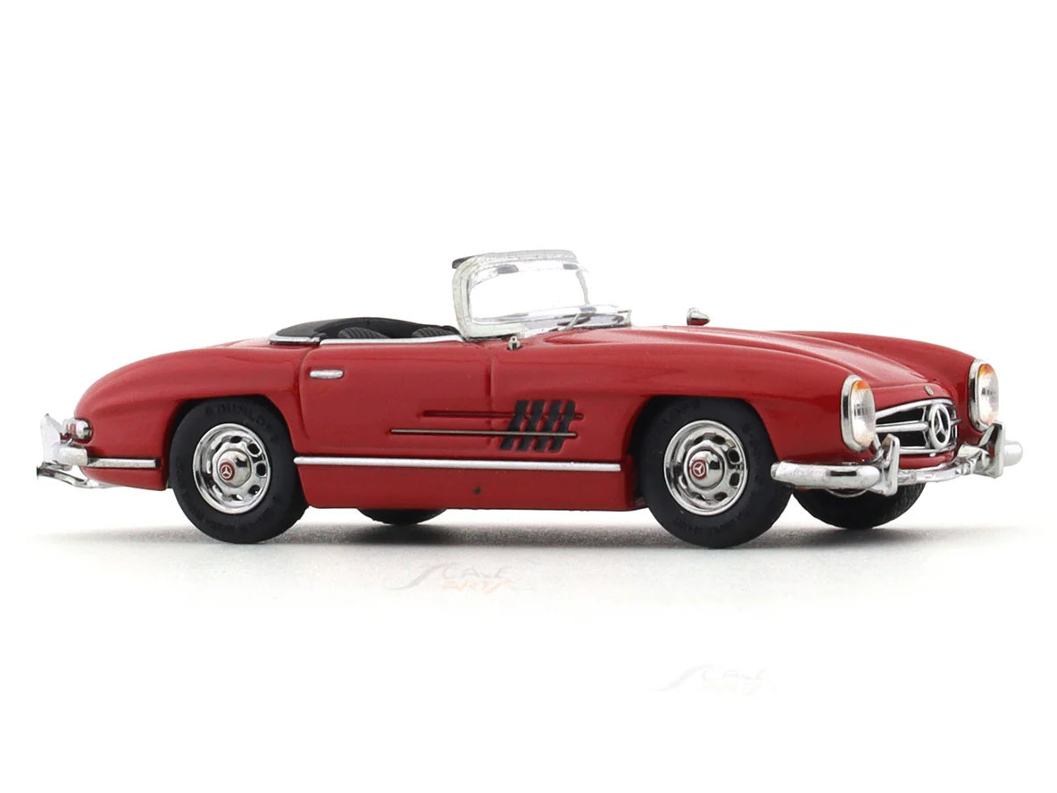 1957 Mercedes-Benz 300 SL W198 red hardtop 1:64 ZF Club diecast scale model car collectible - Image 6