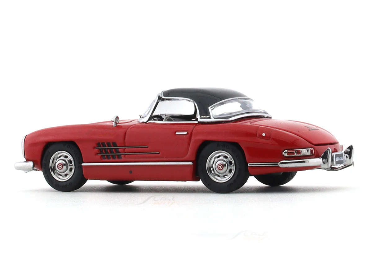 1957 Mercedes-Benz 300 SL W198 red hardtop 1:64 ZF Club diecast scale model car collectible - Image 9