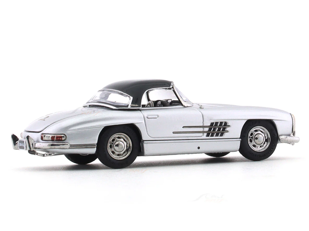 1957 Mercedes-Benz 300 SL W198 silver 1:64 ZF Club diecast scale model car collectible - Image 10