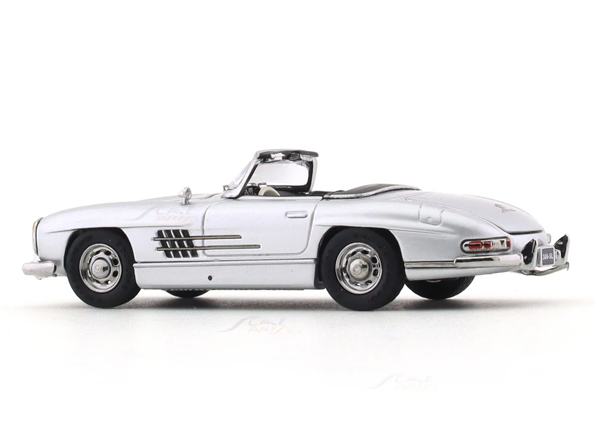 1957 Mercedes-Benz 300 SL W198 silver 1:64 ZF Club diecast scale model car collectible - Image 15