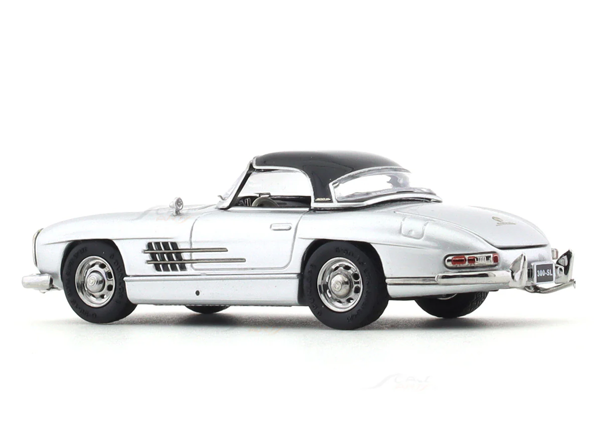1957 Mercedes-Benz 300 SL W198 silver 1:64 ZF Club diecast scale model car collectible - Image 9
