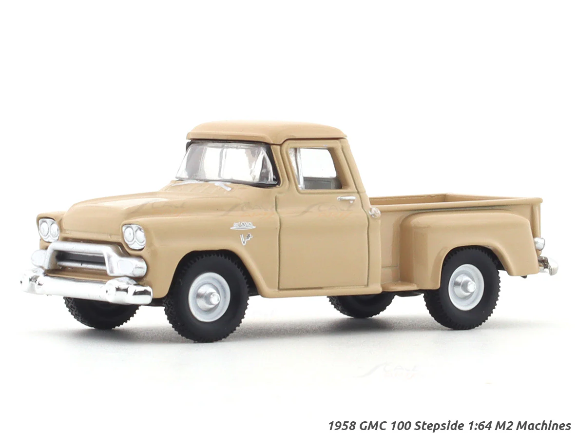 1958 GMC 100 Stepside 1:64 M2 Machines licensed diecast scale model car 11228-109