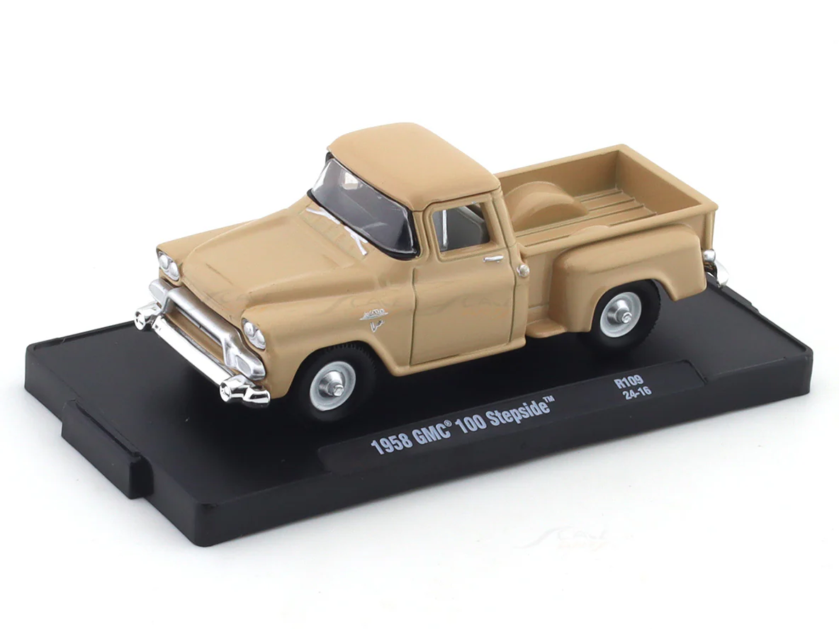1958 GMC 100 Stepside 1:64 M2 Machines licensed diecast scale model car 11228-109 - Image 7