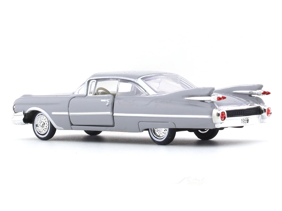 1959 Cadillac Series 62 grey 1:64 M2 Machines diecast hauler scale model - Image 3
