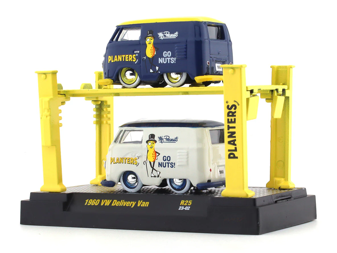 1960 Volkswagen delivery van AUTO LIFT 1:64 M2 Machines diecast scale car collectible - Image 3
