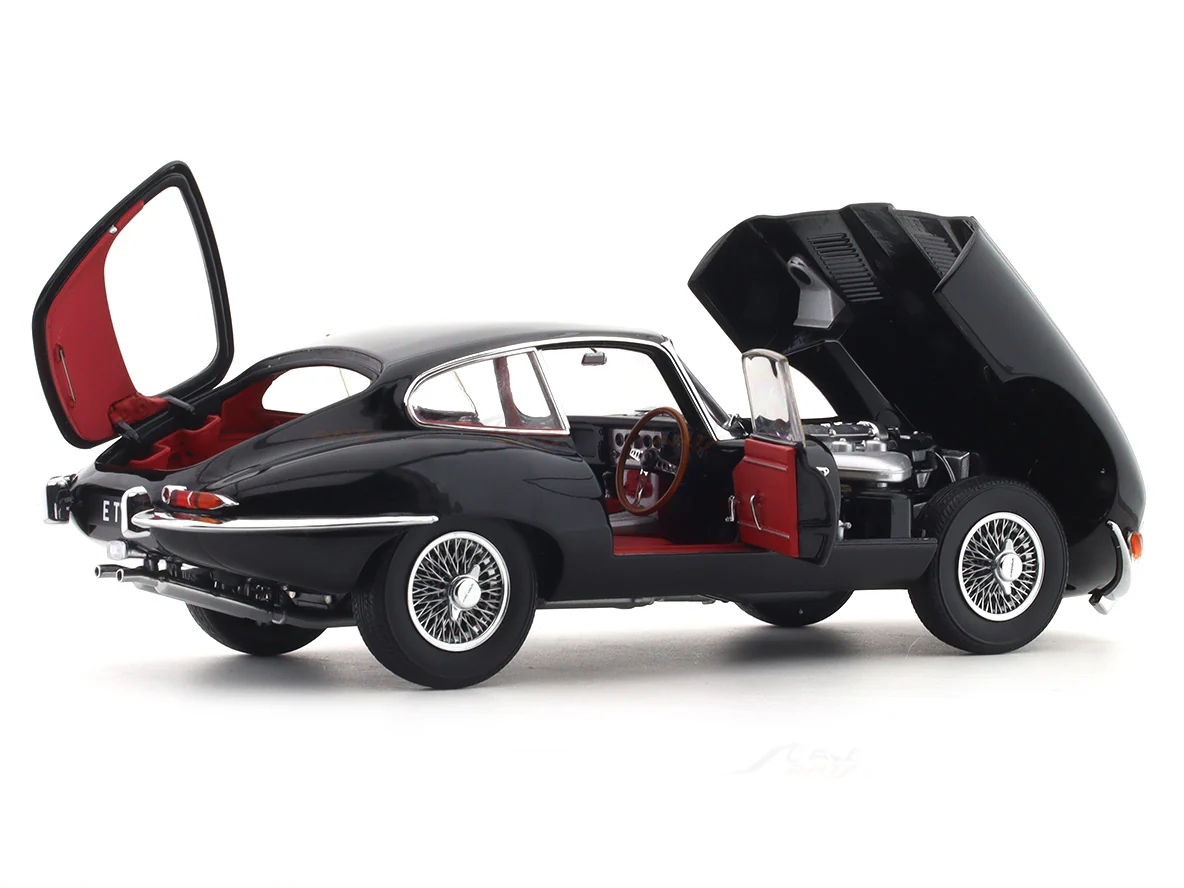1961 Jaguar E Type Coupe black 1:18 Kyosho licensed premium diecast scale model car collectible - Image 12