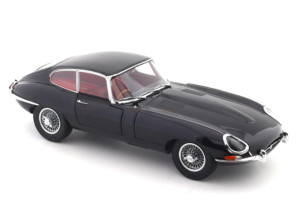 1961 Jaguar E Type Coupe black 1:18 Kyosho licensed premium diecast scale model car collectible - Image 21
